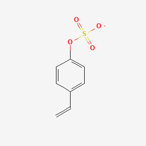 molecular formula C8H7O4S- B1258127 4-Ethenylphenyl sulfate 