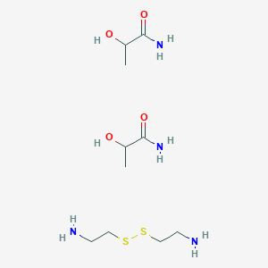 molecular formula C10H26N4O4S2 B1258135 Cystamine bis-lactamide 