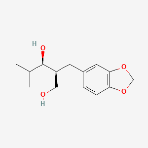 (2S,3R)-2-[(2H-1,3-Benzodioxol-5-yl)methyl]-4-methylpentane-1,3-diol