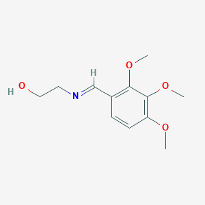 Ethanol, 2-[[(2,3,4-trimethoxyphenyl)methylene]amino]-