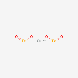 molecular formula CuFe2O4 B1258144 Copper iron oxide CAS No. 37220-43-2