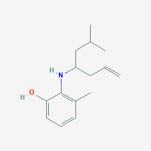 3-Methyl-2-[(6-methylhept-1-en-4-yl)amino]phenol