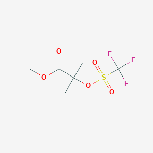 Methyl 2-methyl-2-[(trifluoromethanesulfonyl)oxy]propanoate