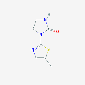 2-Imidazolidinone, 1-(5-methyl-2-thiazolyl)-