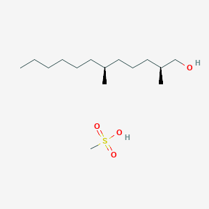 (2S,6S)-2,6-dimethyldodecan-1-ol;methanesulfonic acid