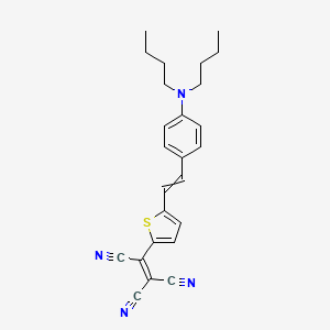 (5-{2-[4-(Dibutylamino)phenyl]ethenyl}thiophen-2-yl)ethene-1,1,2-tricarbonitrile