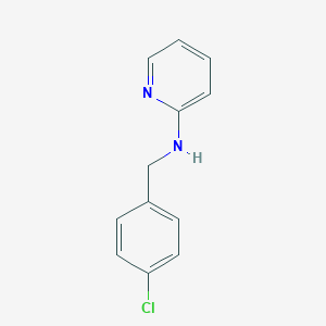 molecular formula C12H11ClN2 B125820 N-[(4-氯苯基)甲基]吡啶-2-胺 CAS No. 22881-33-0
