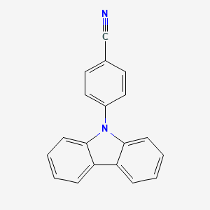 molecular formula C19H12N2 B1258215 4-(9H-Carbazol-9-YL)benzonitrile CAS No. 57103-17-0