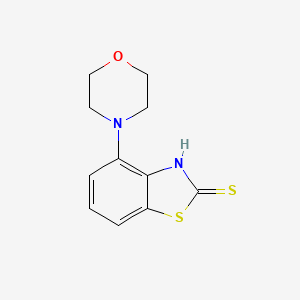 molecular formula C11H12N2OS2 B1258218 Morpholinyl mercaptobenzothiazole 