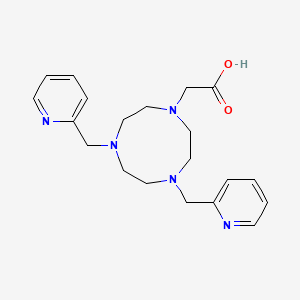 2-[4,7-Bis(2-pyridylmethyl)-1,4,7-triazacyclononan-1-yl]acetic acid