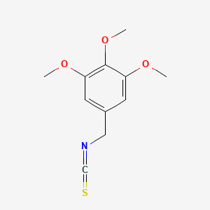 molecular formula C11H13NO3S B1258226 3,4,5-Trimethoxybenzyl isothiocyanate 