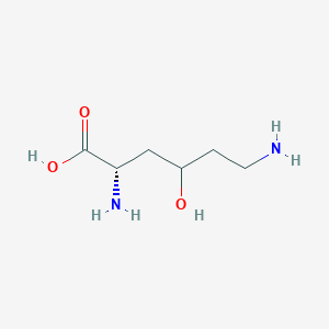molecular formula C6H14N2O3 B1258228 4-Hydroxy-l-lysine CAS No. 15574-69-3