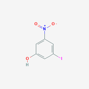 molecular formula C6H4INO3 B1258233 3-Iodo-5-nitrophenol 