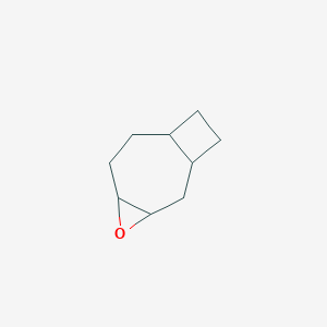 B12582367 4-Oxatricyclo[6.2.0.0~3,5~]decane CAS No. 343264-77-7