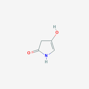 molecular formula C4H5NO2 B1258238 4-hydroxy-1,3-dihydro-2H-pyrrol-2-one 