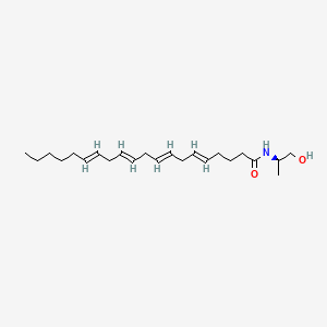 (5E,8E,11E,14E)-N-[(2R)-1-hydroxypropan-2-yl]icosa-5,8,11,14-tetraenamide