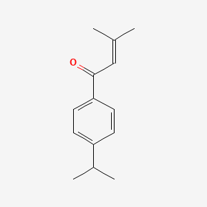 molecular formula C14H18O B12582509 3-Methyl-1-[4-(propan-2-yl)phenyl]but-2-en-1-one CAS No. 195060-77-6