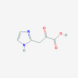 molecular formula C6H6N2O3 B1258253 Imidazolepyruvic acid 