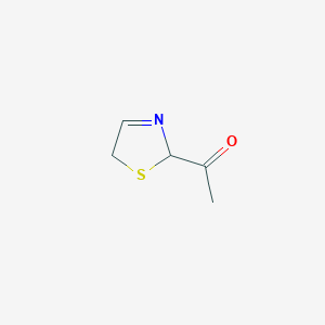 molecular formula C5H7NOS B12582576 1-(2,5-Dihydro-1,3-thiazol-2-yl)ethan-1-one CAS No. 618094-64-7