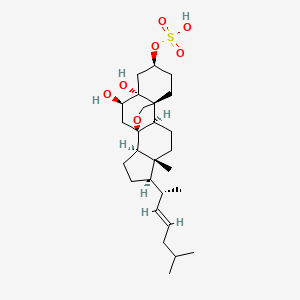 molecular formula C27H44O7S B1258266 欧甾醇 B 磺酸 
