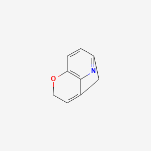 molecular formula C9H7NO B12582661 4,6-Methano-2h-pyrano[3,2-b]pyridine CAS No. 227311-91-3