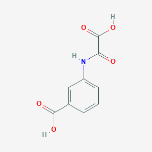 molecular formula C9H7NO5 B1258272 3-[(羧羰基)氨基]苯甲酸 CAS No. 58465-46-6