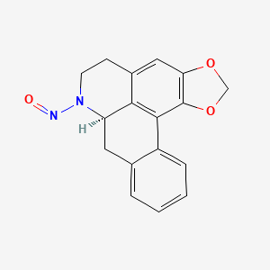 molecular formula C17H14N2O3 B1258276 N-Nitrosoanonaine 