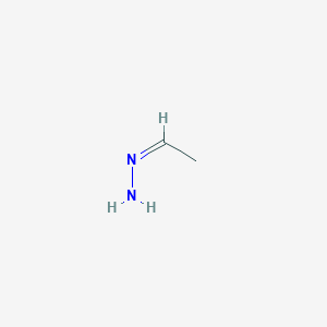molecular formula C2H6N2 B1258279 (1Z)-乙醛腙 