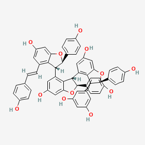 molecular formula C56H42O12 B1258282 宫贝酚 A 