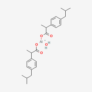 molecular formula C26H36AlO5 B1258288 Ibuprofen aluminum CAS No. 61054-06-6