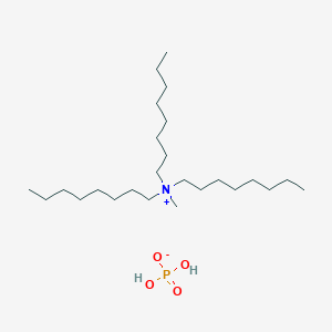 molecular formula C25H56NO4P B12582916 dihydrogen phosphate;methyl(trioctyl)azanium CAS No. 627940-62-9