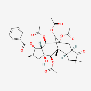 molecular formula C35H44O12 B1258293 Segetanin A 