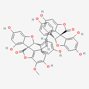 molecular formula C45H30O15 B1258294 Gloriosaol C 