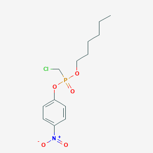 Hexyl 4-nitrophenyl (chloromethyl)phosphonate