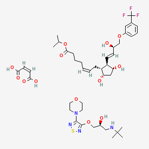 molecular formula C43H63F3N4O13S B1258297 Duotrav CAS No. 874755-80-3