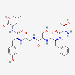 L-Threonyl-L-phenylalanyl-L-serylglycyl-L-tyrosyl-L-leucine