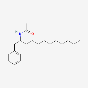 molecular formula C20H33NO B12583052 N-(1-Phenyldodecan-2-YL)acetamide CAS No. 648908-40-1