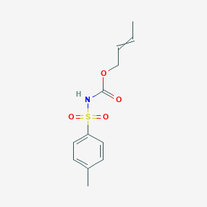 molecular formula C12H15NO4S B12583085 But-2-en-1-yl (4-methylbenzene-1-sulfonyl)carbamate CAS No. 292639-11-3