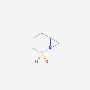 molecular formula C5H9NO2S B12583114 2-Thia-1-azabicyclo[4.1.0]heptane, 2,2-dioxide CAS No. 291514-10-8