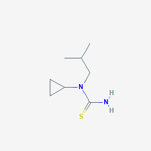 molecular formula C8H16N2S B12583119 N-Cyclopropyl-N-(2-methylpropyl)thiourea CAS No. 247119-93-3