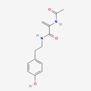 2-Propenamide, 2-(acetylamino)-N-[2-(4-hydroxyphenyl)ethyl]-