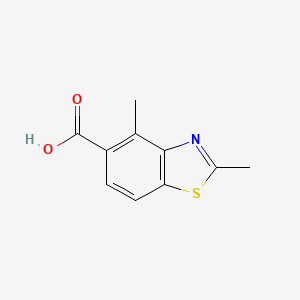 molecular formula C10H9NO2S B12583137 2,4-Dimethyl-1,3-benzothiazole-5-carboxylic acid CAS No. 305381-76-4