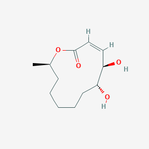 molecular formula C12H20O4 B1258315 4,5-di-epi-Cladospolide B 