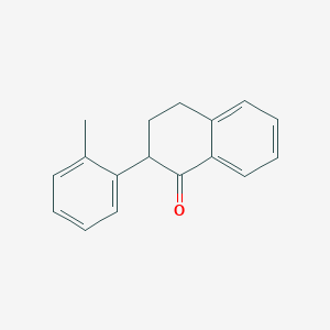 molecular formula C17H16O B12583150 1(2H)-Naphthalenone, 3,4-dihydro-2-(2-methylphenyl)- CAS No. 478866-36-3