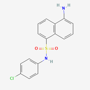 5-Amino-N-(4-chlorophenyl)naphthalene-1-sulfonamide