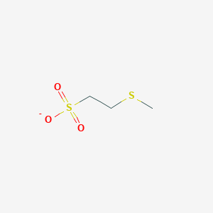 molecular formula C3H7O3S2- B1258320 2-(Methylsulfanyl)ethane-1-sulfonate 