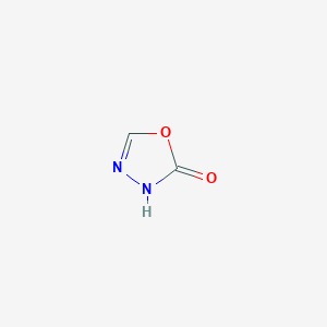 molecular formula C2H2N2O2 B1258321 1,3,4-Oxadiazol-2-ol CAS No. 51517-09-0