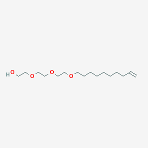 molecular formula C16H32O4 B12583222 2-(2-{2-[(Dec-9-en-1-yl)oxy]ethoxy}ethoxy)ethan-1-ol CAS No. 588698-23-1