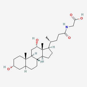 molecular formula C26H43NO5 B1258323 N-(3alpha,12alpha-Dihydroxy-24-oxocholane-24-yl)glycine 