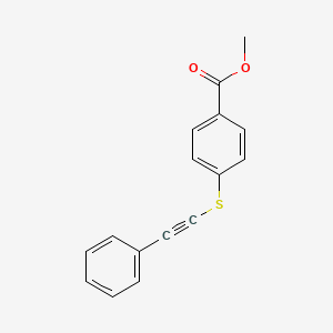 Methyl 4-[(phenylethynyl)sulfanyl]benzoate